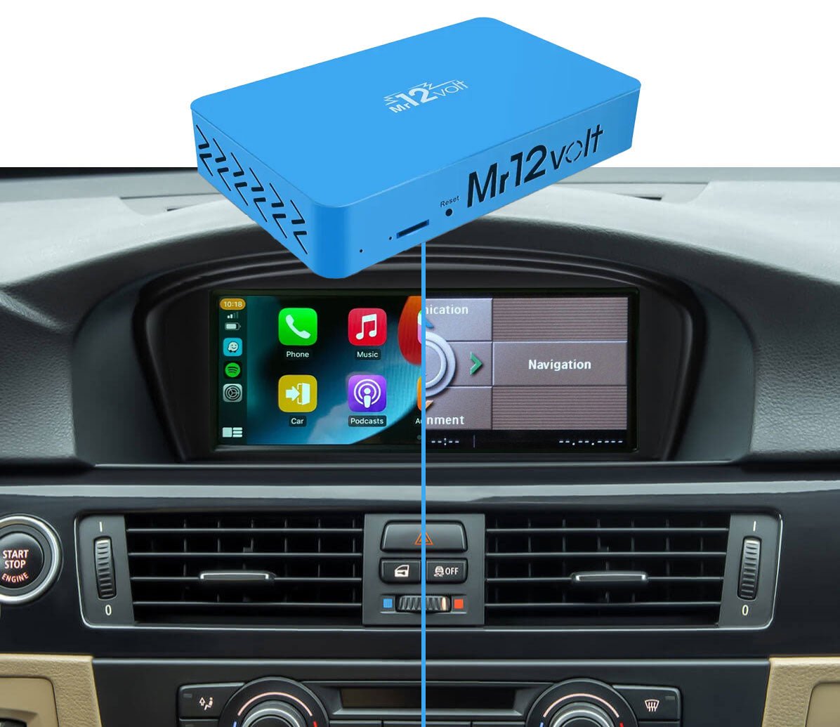 BMW E90 E91 E92 E93 CCC M-ASK CarPlay & Android Auto Retrofit P2000-CCCMD
