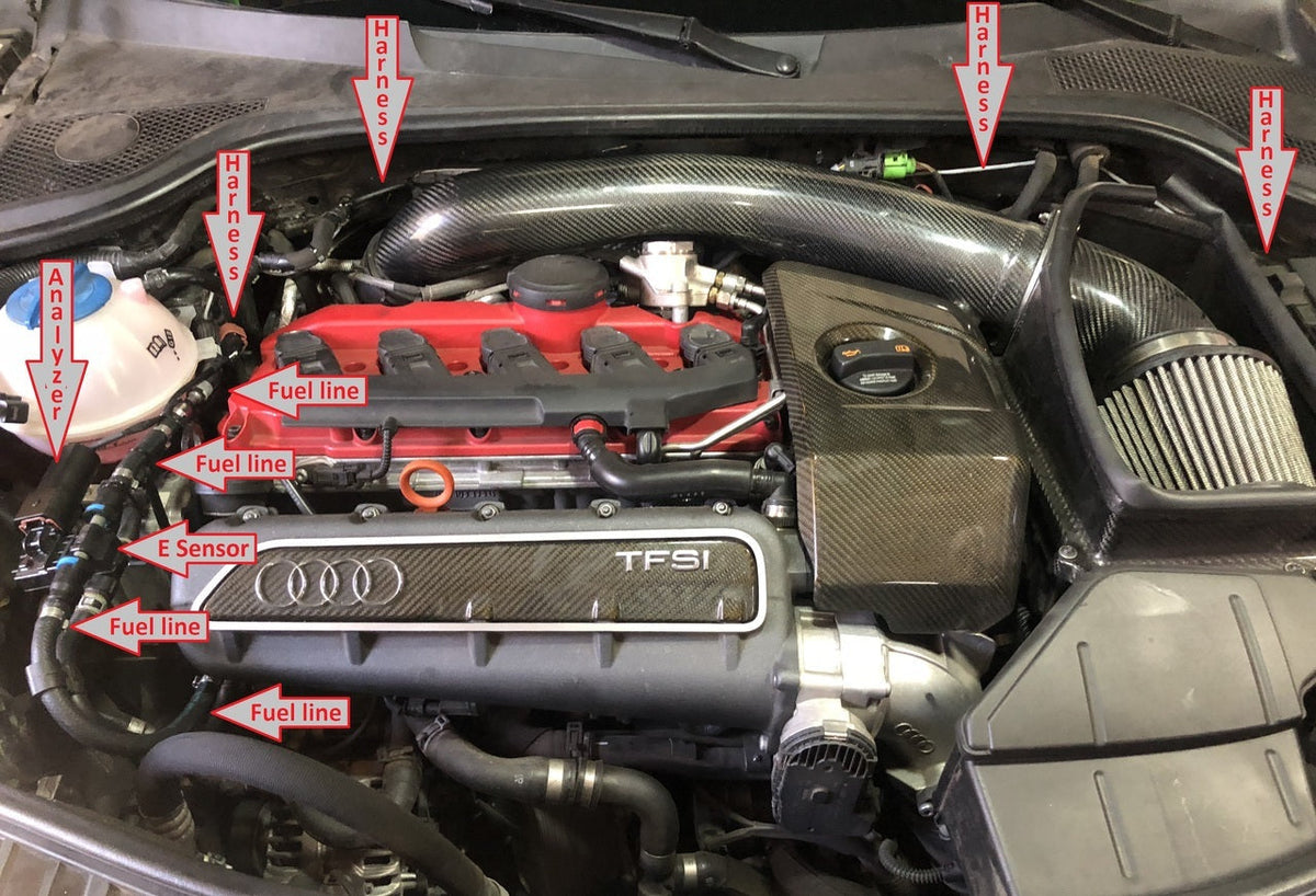 Audi RS3 8V PFL & TT RS 8J 2.5T Fuel-It! Bluetooth Ethanol Sensor Kit FUELIT-BT-ETH