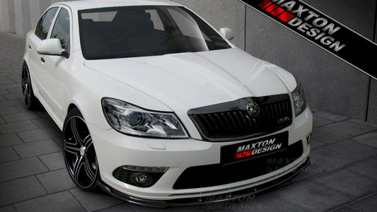 Skoda Octavia MK2 VRS Facelift (2008-2013) Maxton Design V.1 ABS Front Splitter