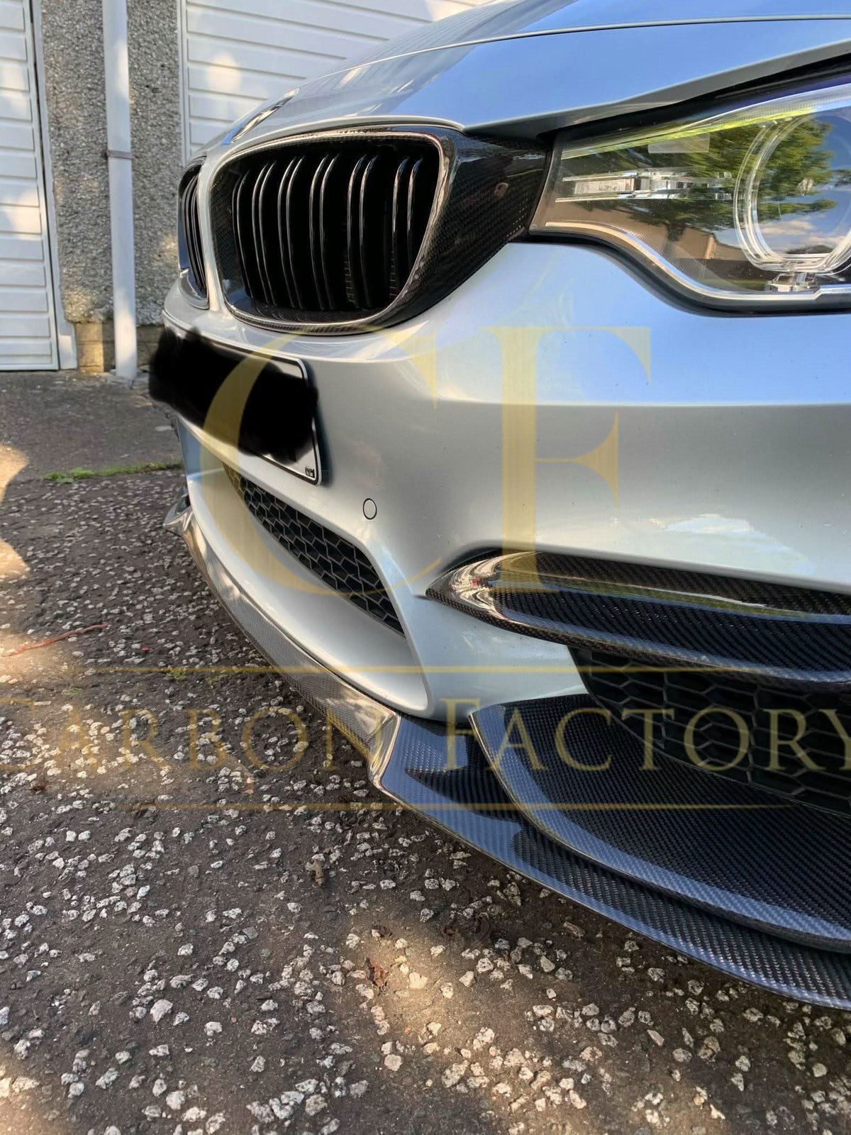 BMW F80 M3 F82 F83 M4 carbon fibre front bumper trims