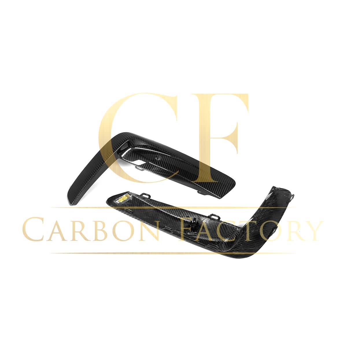 BMW F91 F92 F93 M8 pre-preg carbon front bumper trims