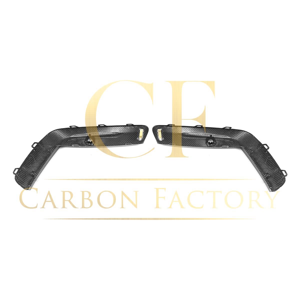 BMW F91 F92 F93 M8 pre-preg carbon front bumper trims