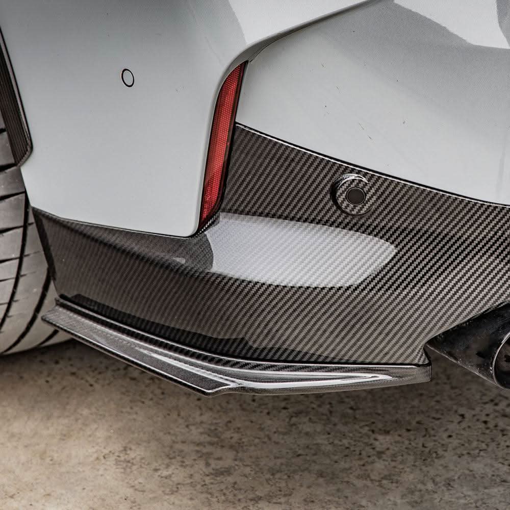BMW G42 M240 rear bumper trims, pre-preg carbon, SQ style