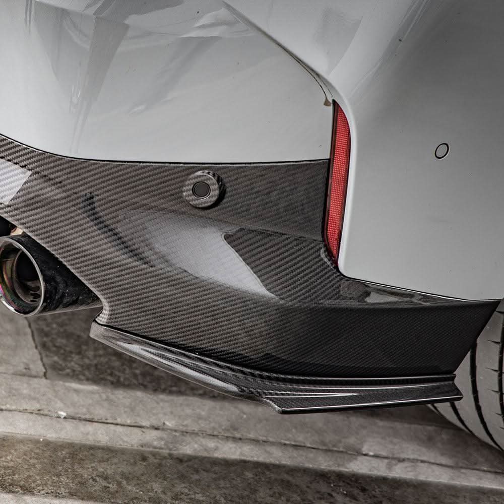 BMW G42 M240 rear bumper trims, pre-preg carbon, SQ style