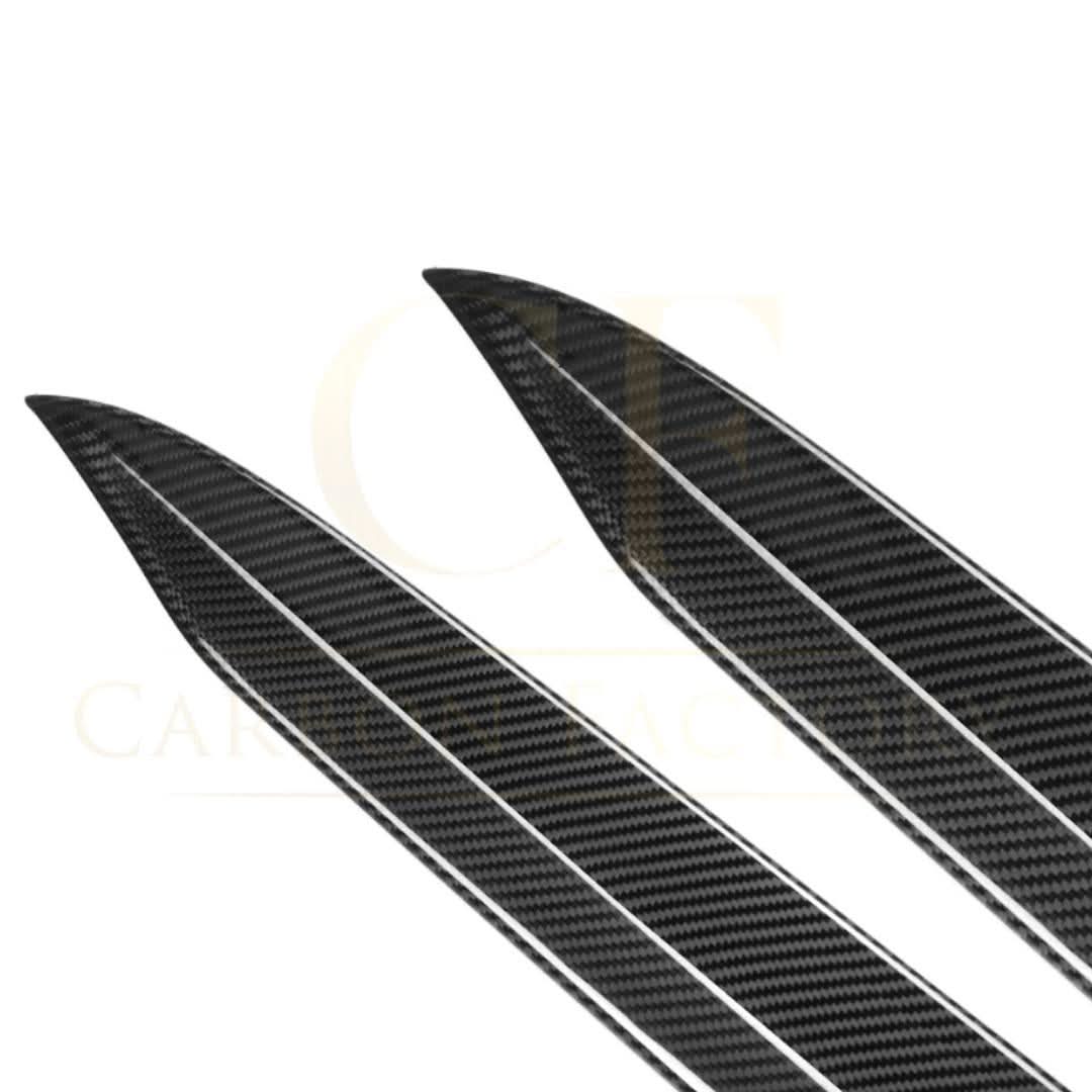 BMW G06 X6 & F96 X6M rear bumper trims, pre-preg carbon fibre