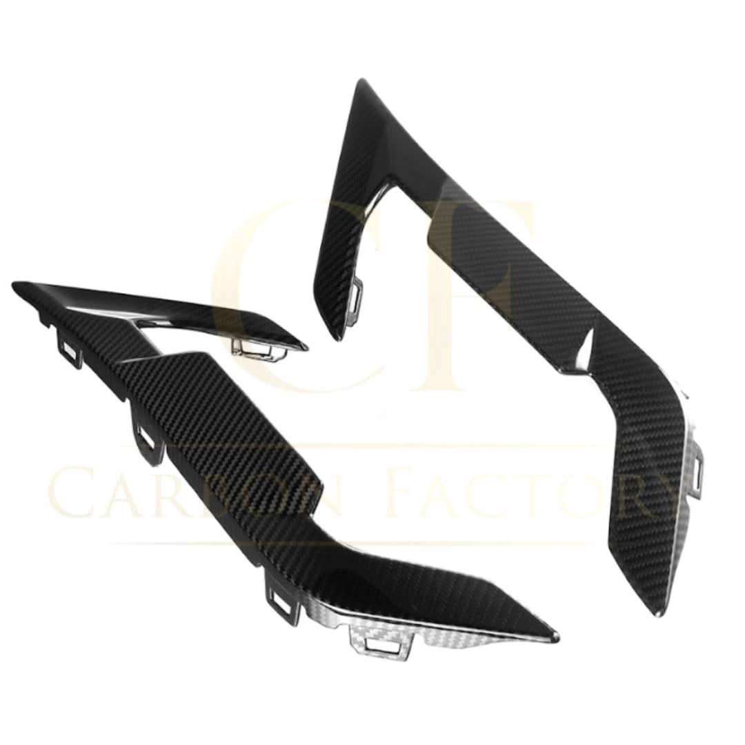 BMW F96 LCI X6M 2020-present SQ-style pre-preg carbon side fender trims