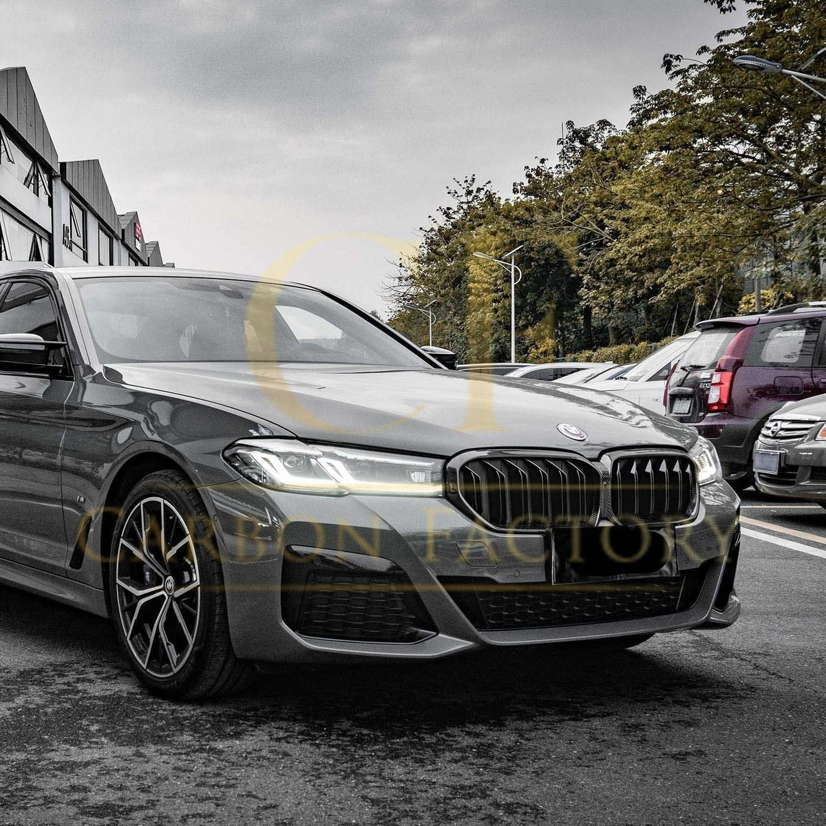 BMW G30 5 Series & F90 M5 LCI 21-23 pre-preg carbon front grille