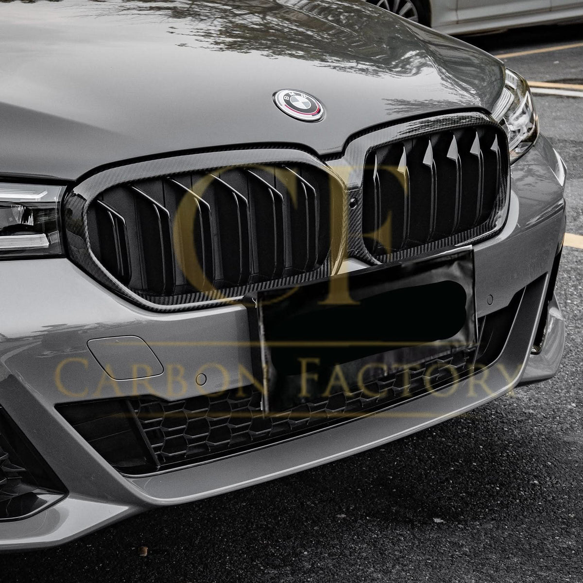 BMW G30 5 Series & F90 M5 LCI 21-23 pre-preg carbon front grille