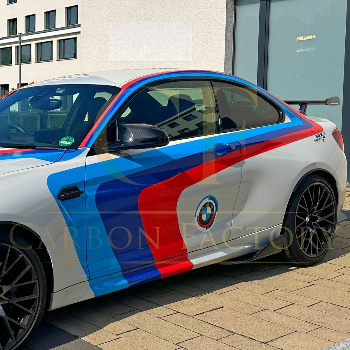 BMW F80 M3 F82 M4 F87 M2 Comp mirror covers, pre-preg carbon