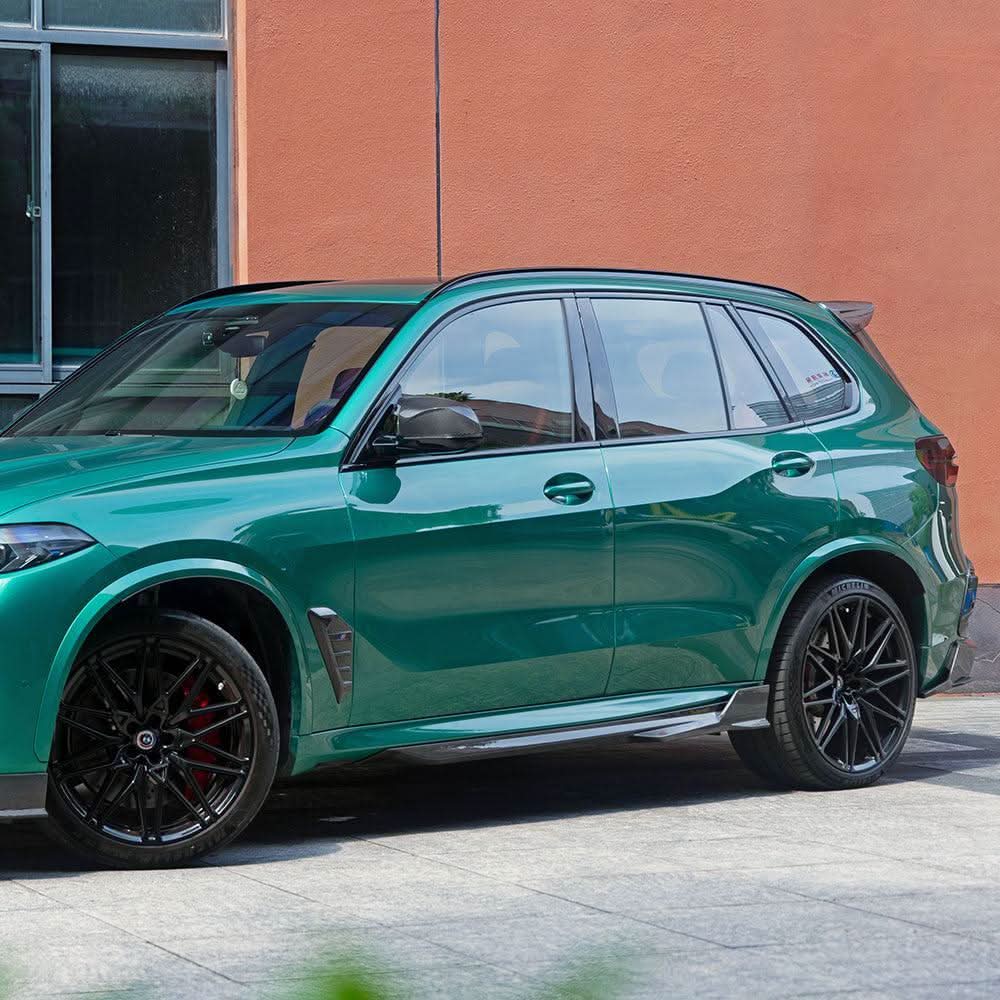 BMW G05 X5 F95 X5M LCI 23-25 SQ Style Pre-Preg Carbon Side Skirts