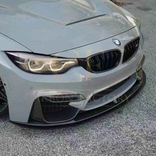 BMW F80 M3 F82 F83 M4 MP-style pre-preg carbon front splitter