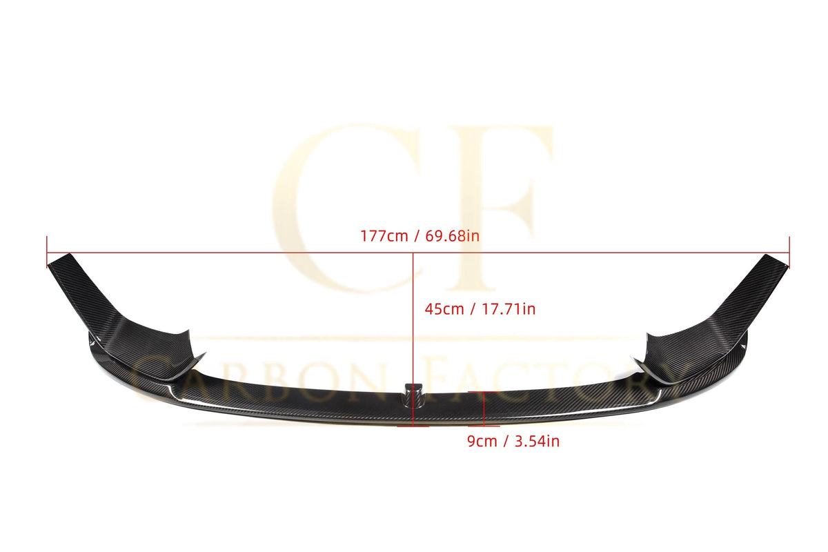 BMW F80 M3 F82 F83 M4 MP-style pre-preg carbon front splitter