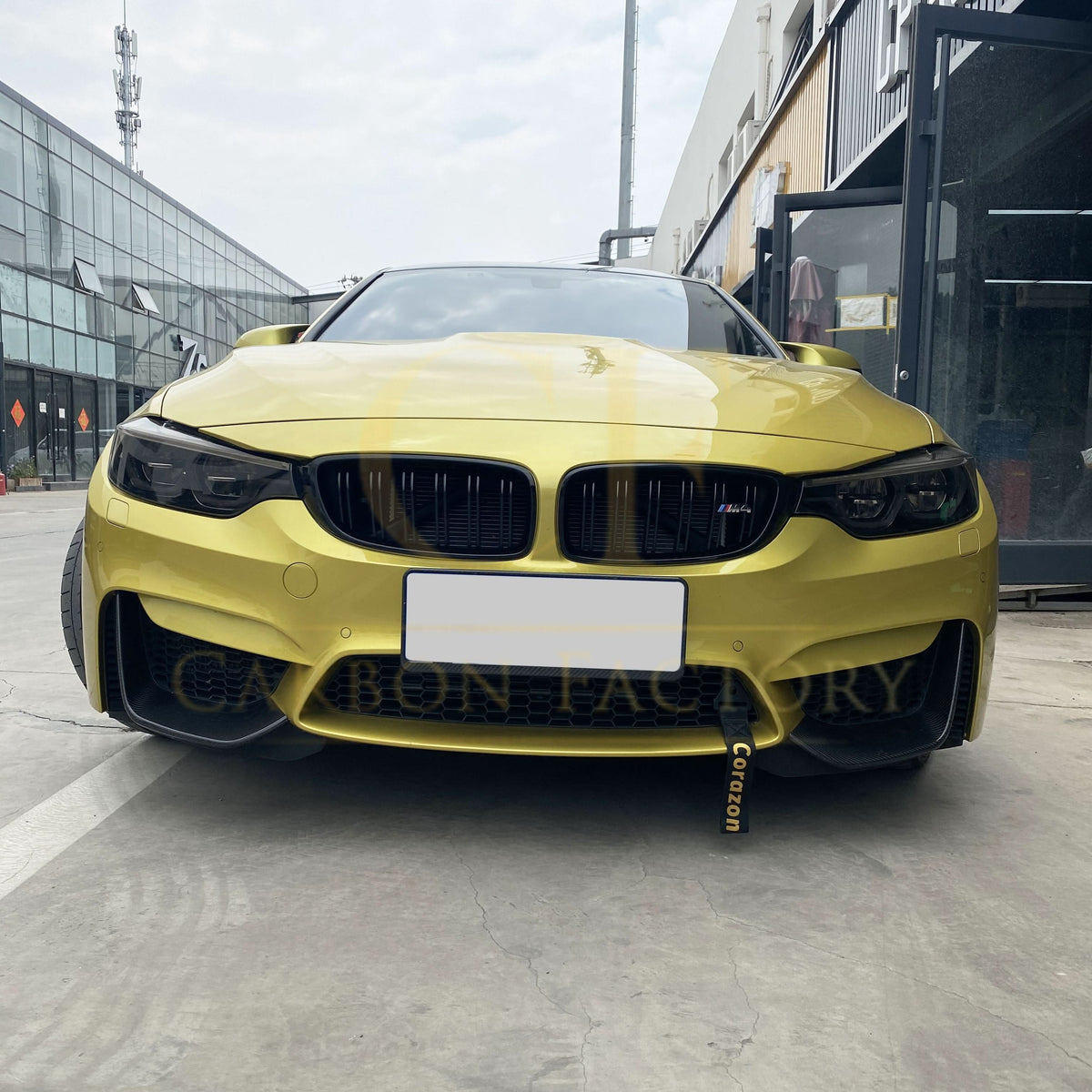 BMW F80 M3 F82 F83 M4 (2014-2020) MP-Style Pre-Preg Carbon Front Splitter Covers