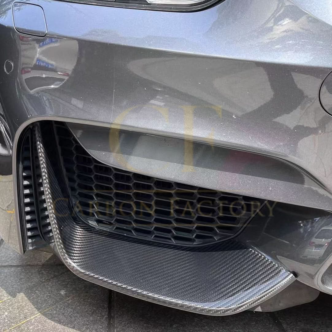BMW F80 M3 F82 F83 M4 (2014-2020) MP-Style Pre-Preg Carbon Front Splitter Covers