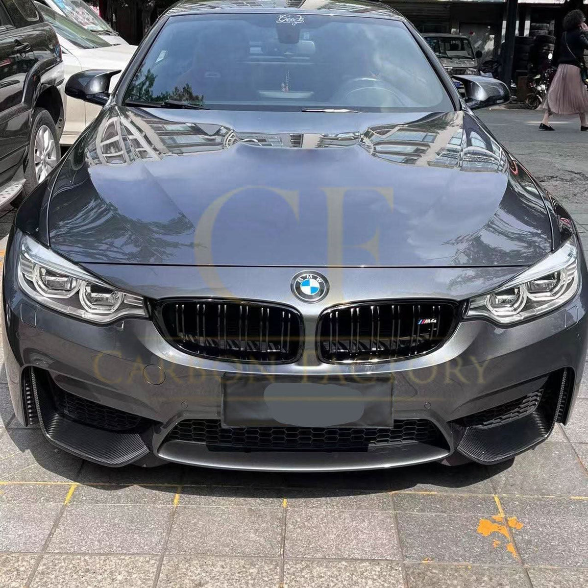 BMW F80 M3 F82 F83 M4 (2014-2020) MP-Style Pre-Preg Carbon Front Splitter Covers