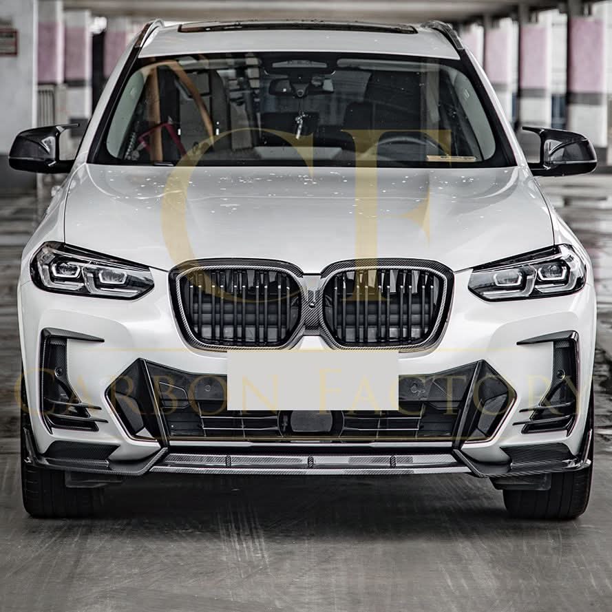 BMW X3 G01 X4 G02 iX3 G08 LCI 22-25 SQ 2 Style Pre-Preg Carbon Front Splitter