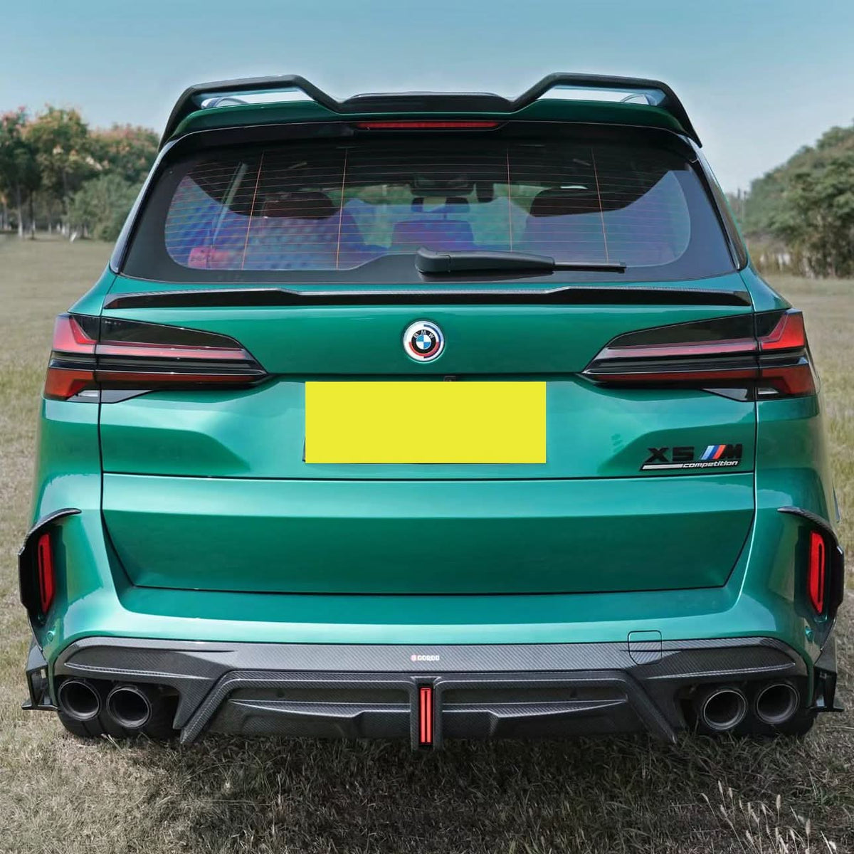 BMW F95 X5M 2020-present SQ Style Pre-Preg Carbon Fibre Roof Spoiler