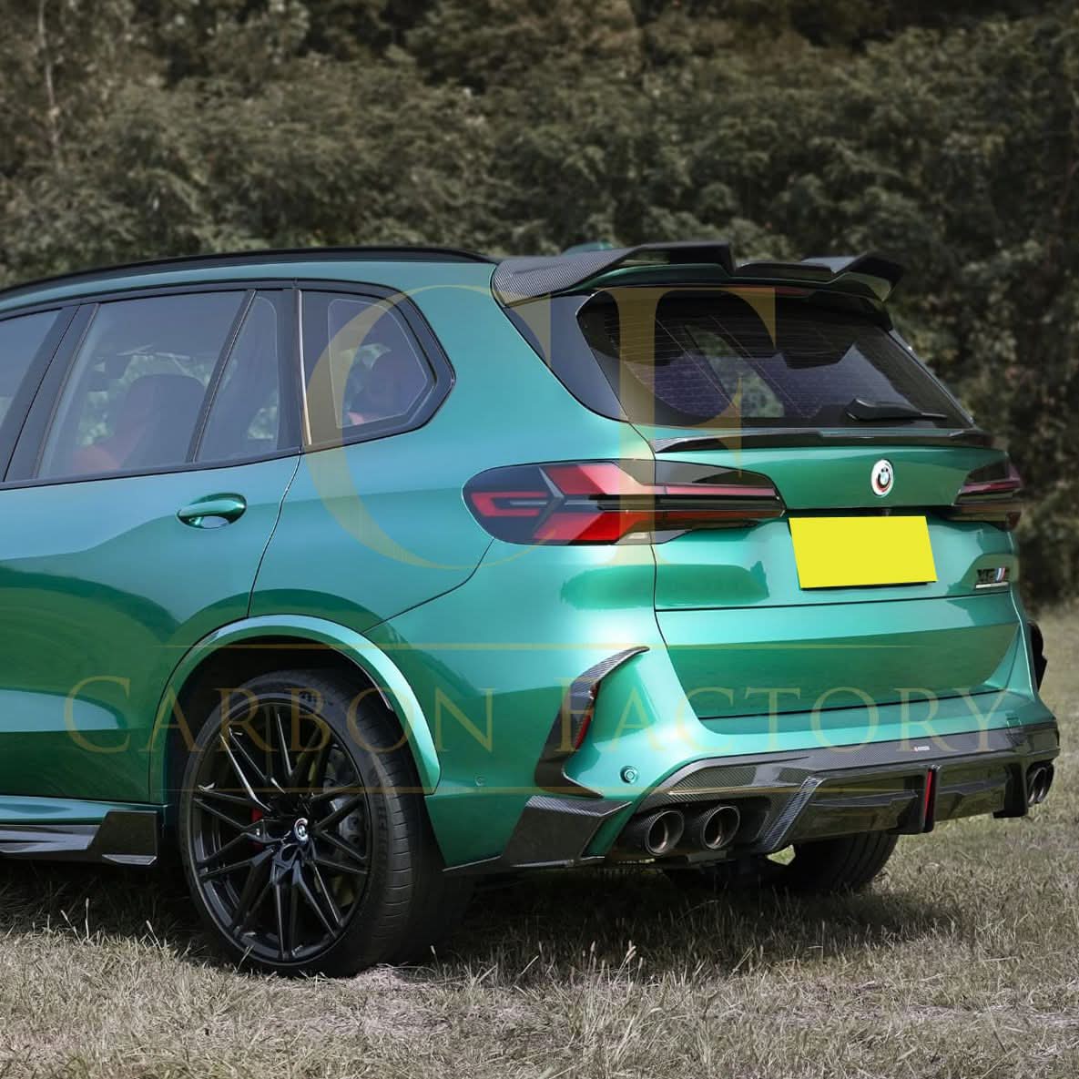 BMW F95 X5M 2020-present SQ Style Pre-Preg Carbon Fibre Roof Spoiler