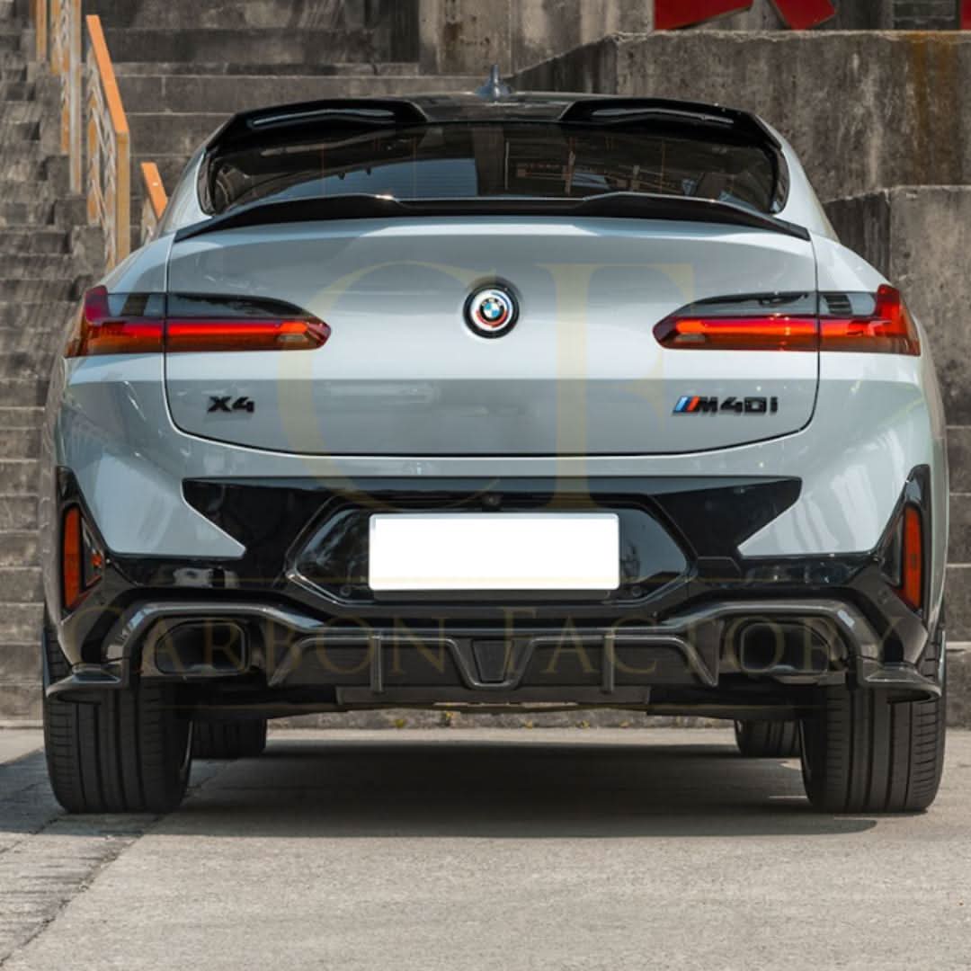 BMW G02 X4 F98 X4M roof spoiler, SQ style pre-preg carbon fibre