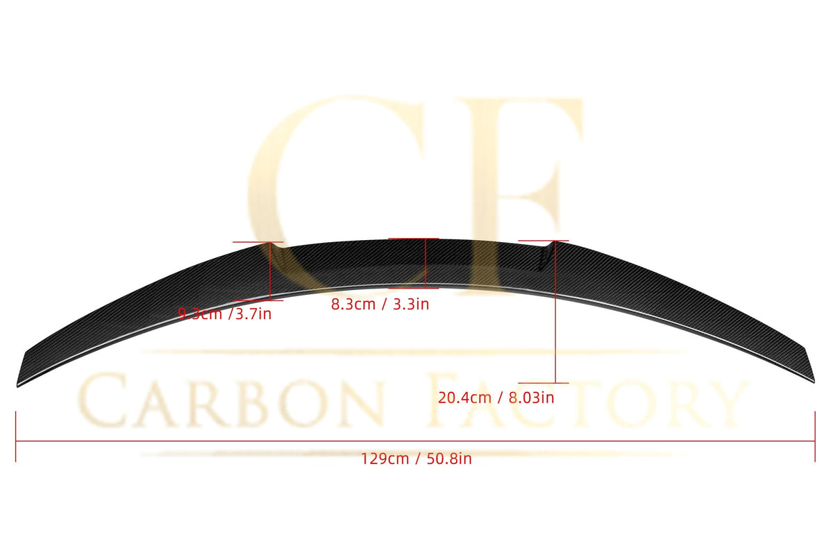 BMW G30 5 Series & F90 M5 V-style pre-preg carbon boot spoiler