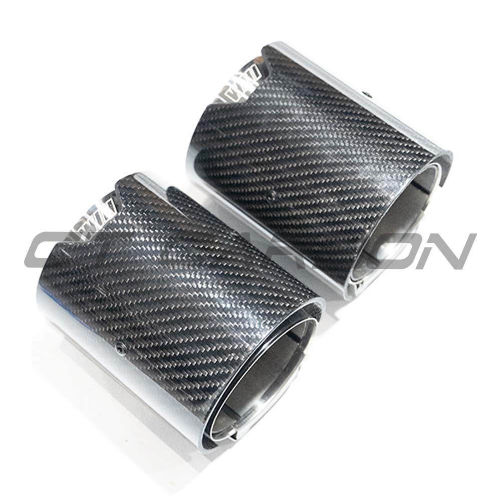 F40 F44 M135i M235i Carbon Fibre Exhaust Tips CT-CF-EXH-TIP-F40