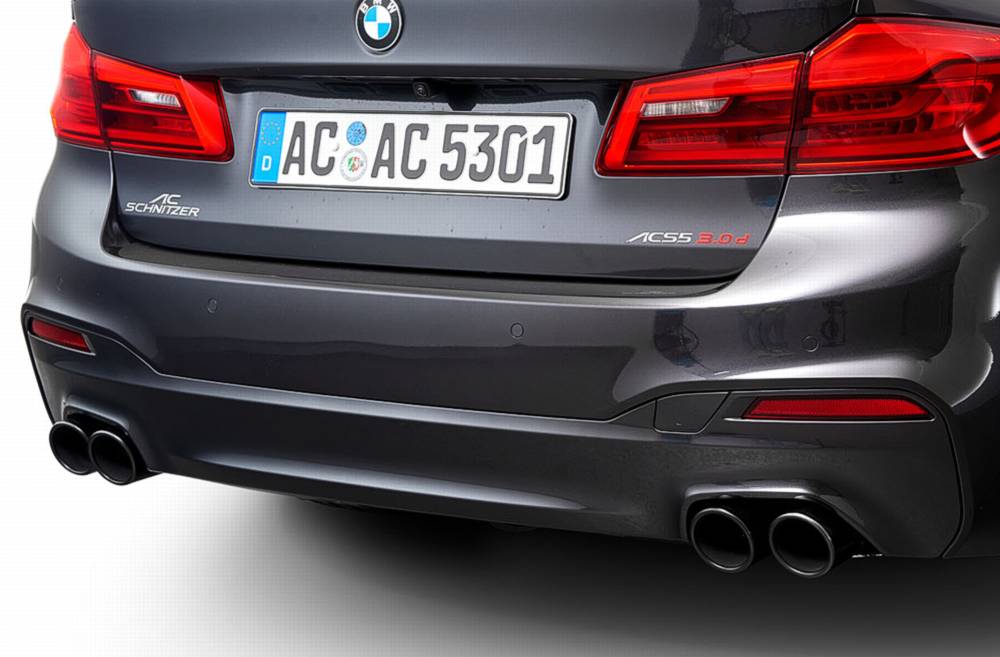 G30 G31 M Sport Quad-Exit Exhaust, AC Schnitzer 1812330212, OPF & Pre-OPF