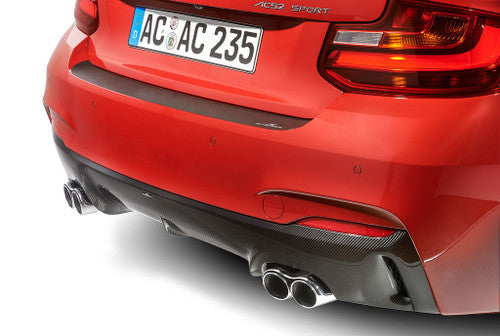 F22 M235i AC Schnitzer Quad Rear Silencer with Evo Tailpipes, Part No AC-EXH-F22-QUAD