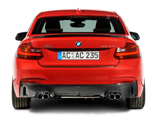F22 M235i AC Schnitzer Quad Rear Silencer with Evo Tailpipes, Part No AC-EXH-F22-QUAD