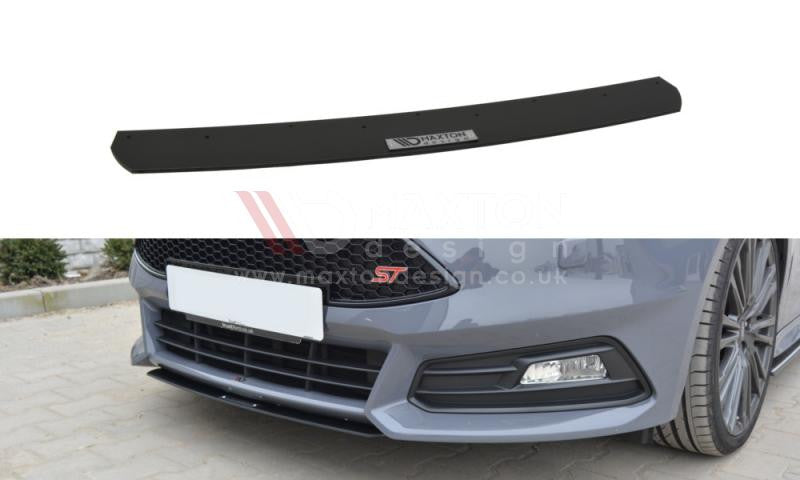 Ford Focus 3 ST Facelift 2015+ Front Racing Splitter V.3 ABS