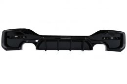F20 F21 LCI BMW 1 Series Rear Diffuser Gloss Black ABS BC99976
