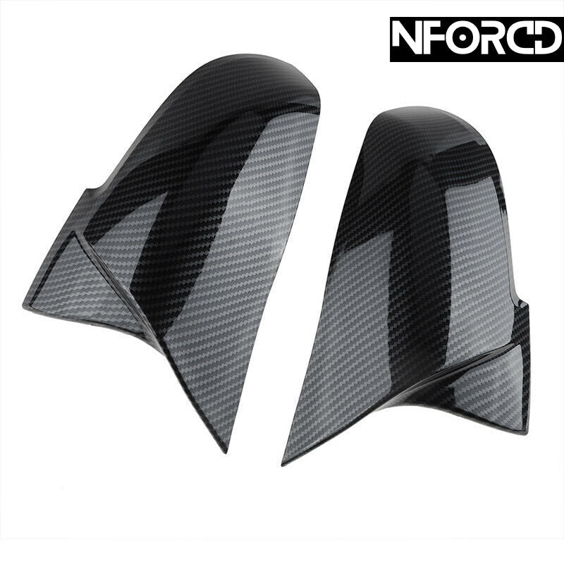 BMW F20 F21 Gloss Black Carbon Fibre Look Mirror Covers Pair