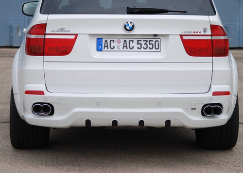 BMW X5 E70 Rear Silencer Back Box AC Schnitzer Dual Exit Stainless Steel - Part No. 18 11 2 234 962