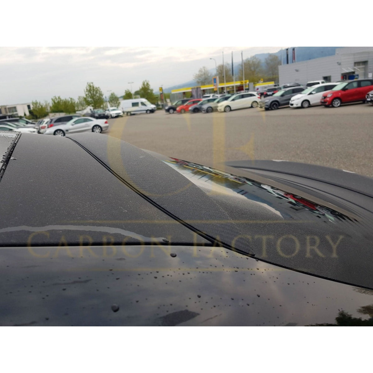 W253 GLC Coupe 16-23 AMG-style carbon fibre roof spoiler