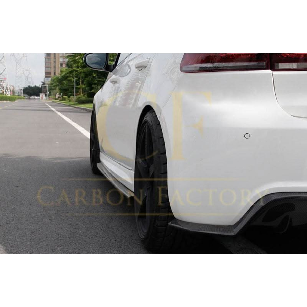 VW Golf MK6 R20 (2008-13) EXO Style Carbon Fibre Side Skirts