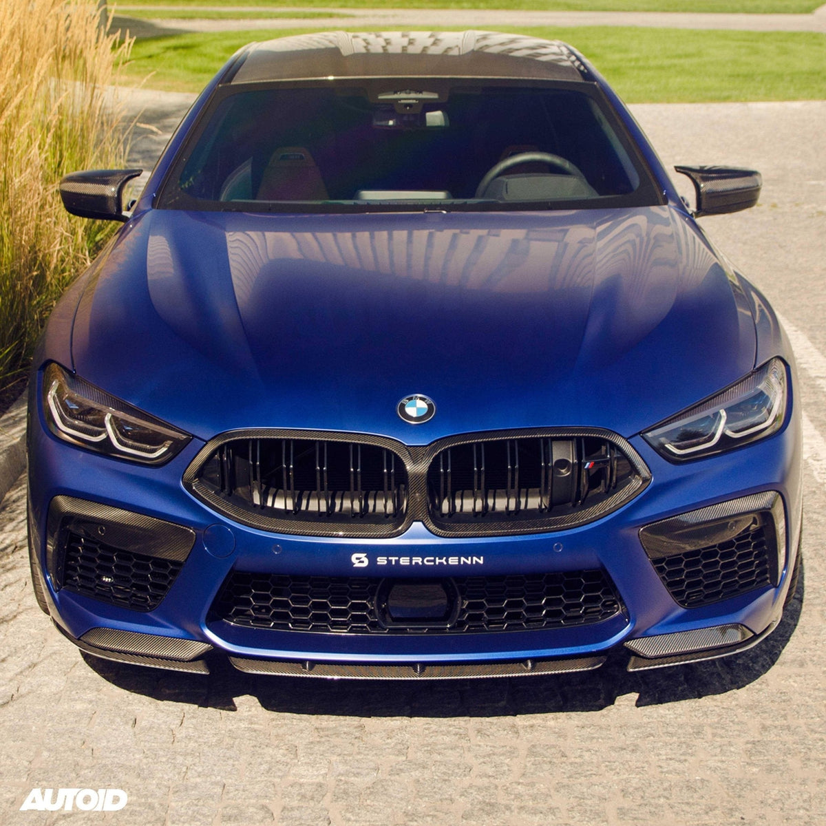 BMW M8 F91 F92 F93 front lip splitter, Sterckenn pre-preg carbon, 3-piece