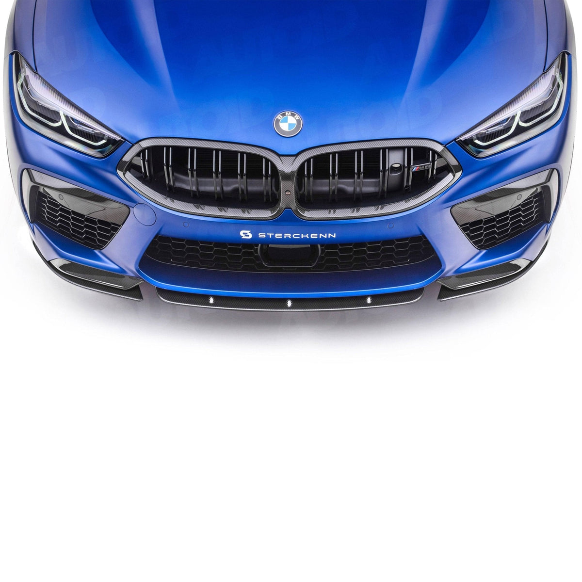 BMW M8 F91 F92 F93 front lip splitter, Sterckenn pre-preg carbon, 3-piece