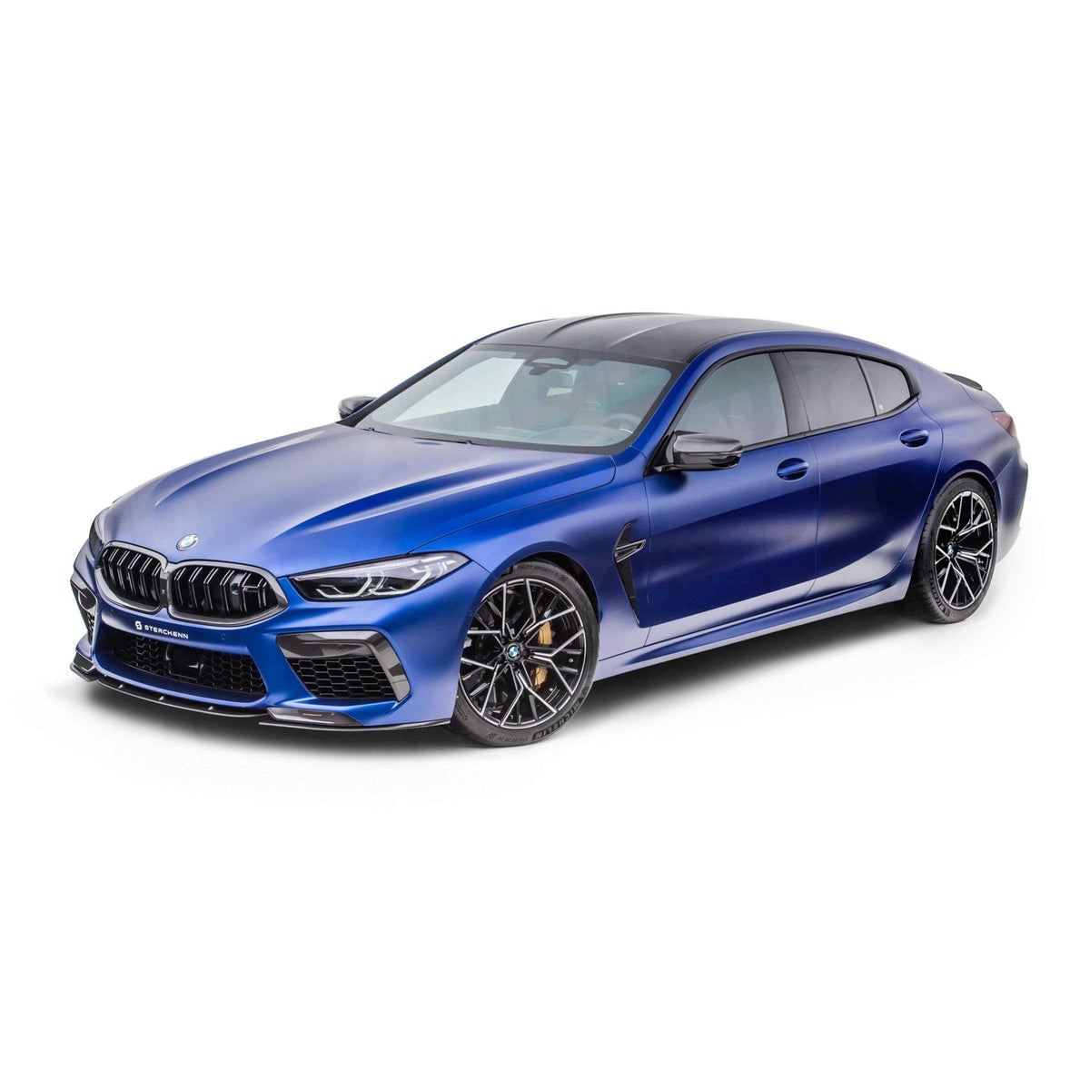 BMW M8 F91 F92 F93 front lip splitter, Sterckenn pre-preg carbon, 3-piece