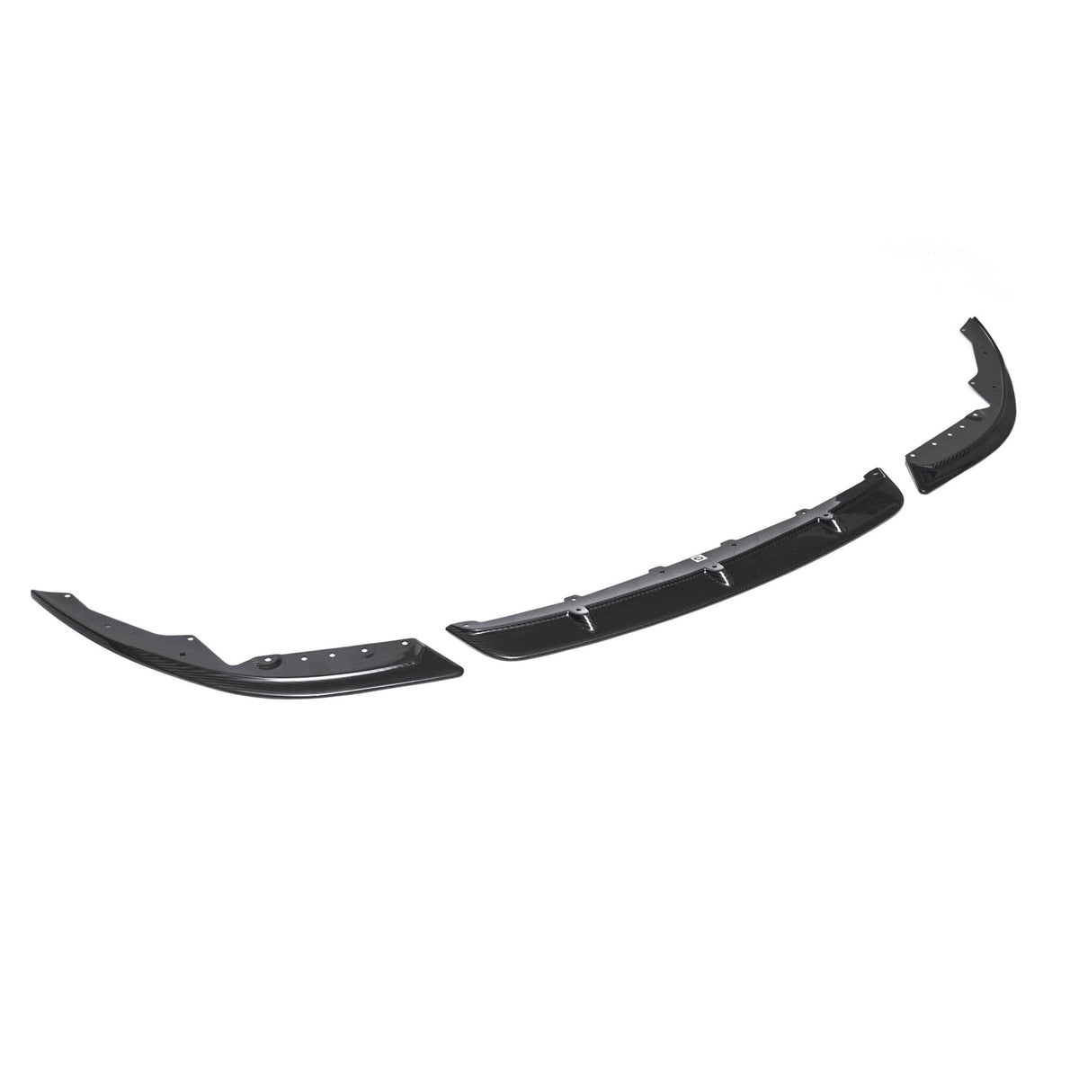 BMW M8 F91 F92 F93 front lip splitter, Sterckenn pre-preg carbon, 3-piece