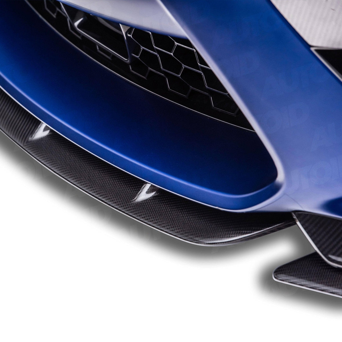 BMW M8 F91 F92 F93 front lip splitter, Sterckenn pre-preg carbon, 3-piece