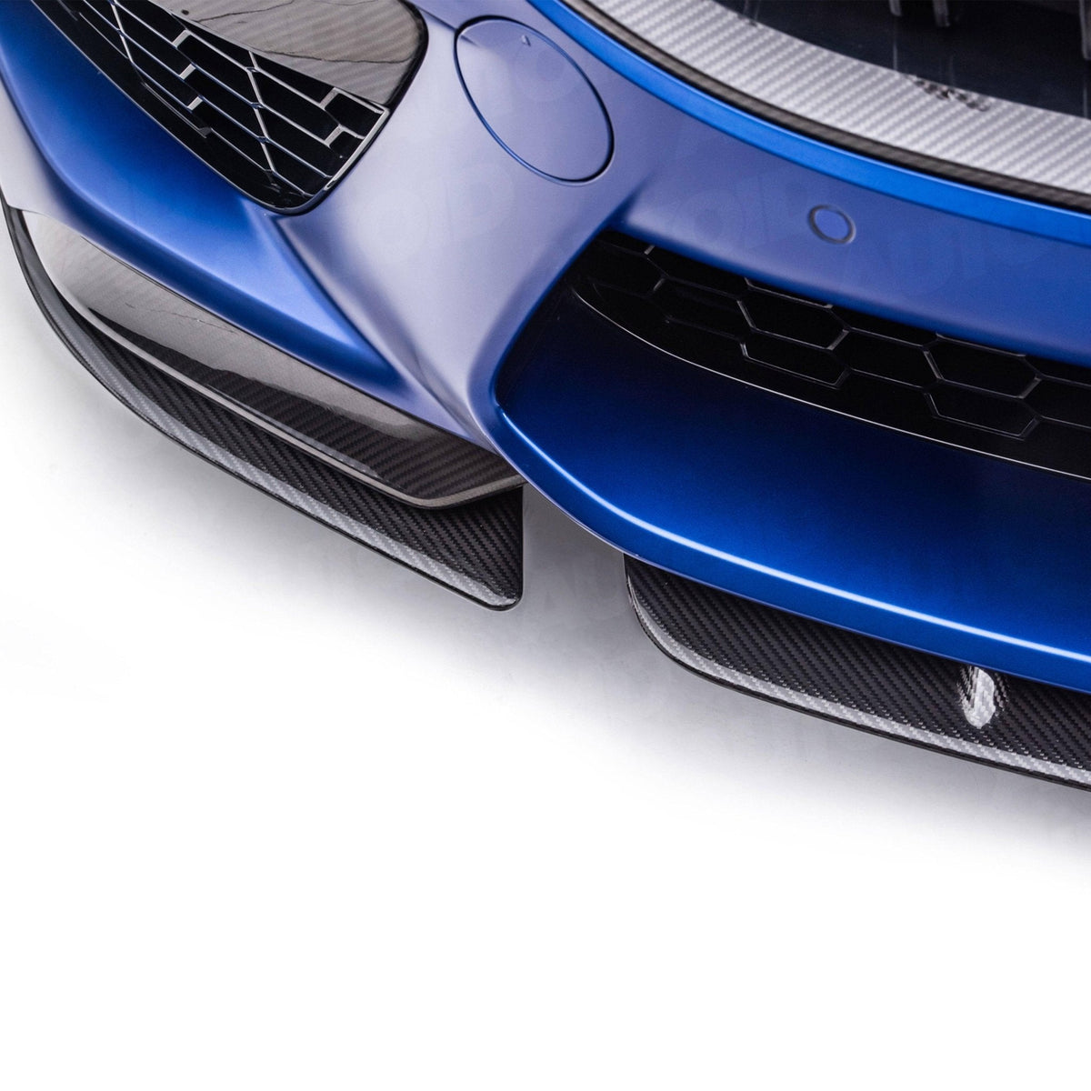 BMW M8 F91 F92 F93 front lip splitter, Sterckenn pre-preg carbon, 3-piece