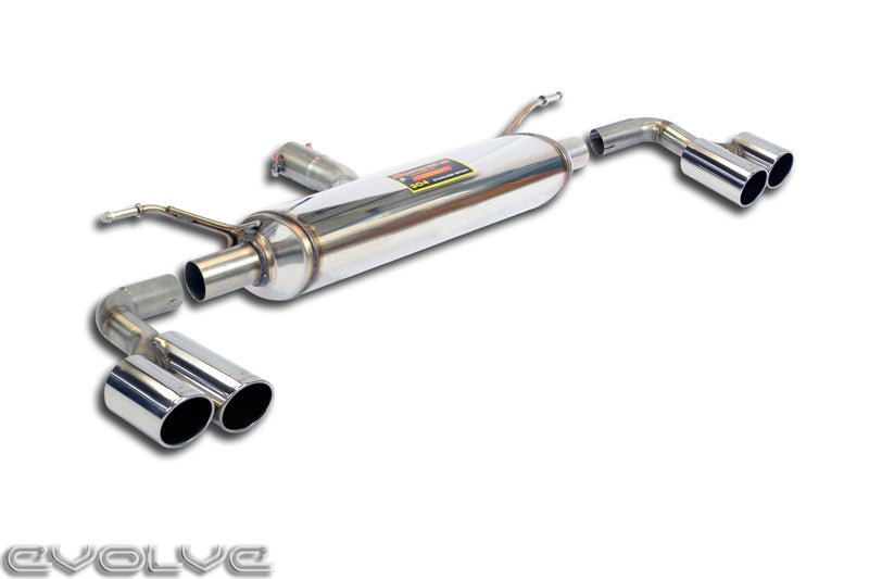 BMW F22 M235i M240i Supersprint Rear Exhaust Quad 80mm Tailpipes