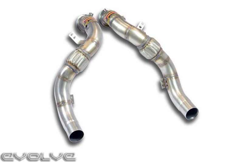 BMW F90 M5 F91 F92 F93 M8 Supersprint Turbo Downpipes de-cat