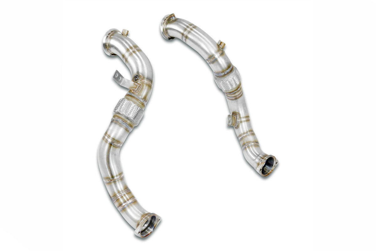 BMW F90 M5 F91 F92 F93 M8 LCI Supersprint turbo downpipe with de-cat