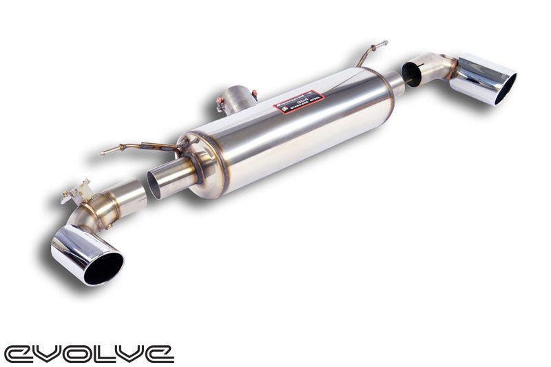 BMW F20/F21 M140i valved rear exhaust, Supersprint 80mm tailpipes