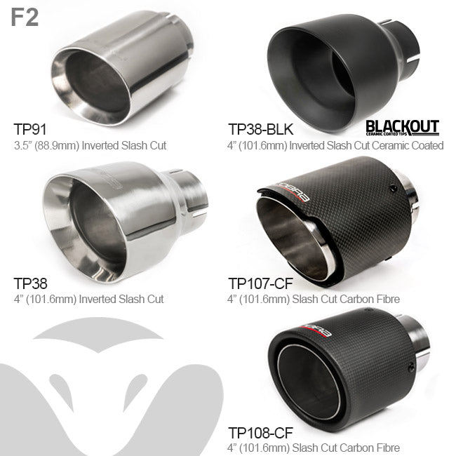 Mini GP3 F56 JCW 3" Valved Cat Back Exhaust