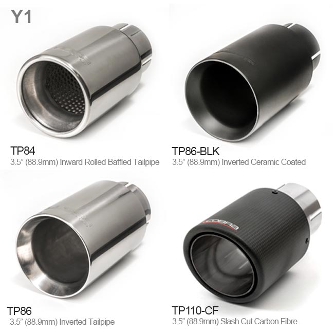 BMW M4 F82 Coupe 3" Valved Secondary Cat Back Exhaust