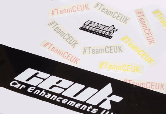 #TeamCEUK Sticker - Official Vinyl Decal, Multiple Colours