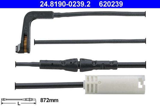 BMW E61 Brake Pad Wear Sensor Cable ATE 24.8190-0239.2