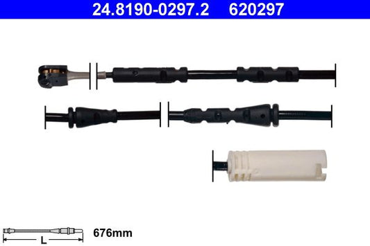 BMW E84 X1 Brake Pad Wear Sensor ATE 24.8190-0297.2