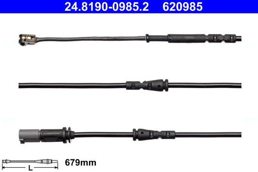 BMW i3 I01 Brake Pad Wear Sensor ATE 24.8190-0985.2